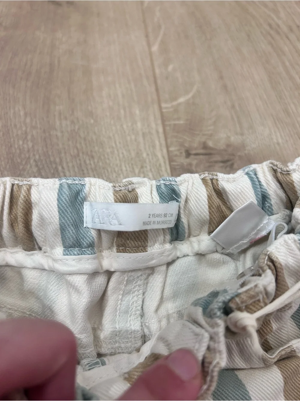 NWT Zara striped shorts size 2 years